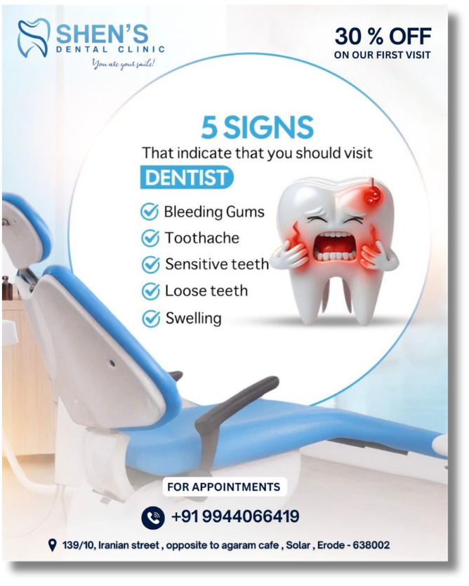 5 Signs You Should Visit Dentist